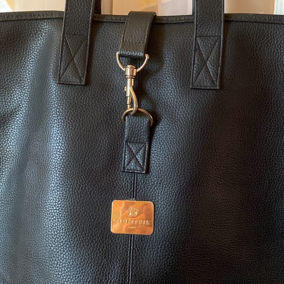 GERMAINE MONTEIL PARIS Large Black Handbag - Picture 2 of 10